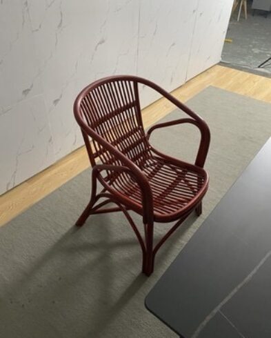 Chaise à manger en rotin naturel