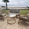 Salon de Jardin en Rotin "Ocean Breeze" – Ensemble de Mobilier Extérieur Élégant au maroc rabat salé tanger marrakech darrotin.com dar rotin