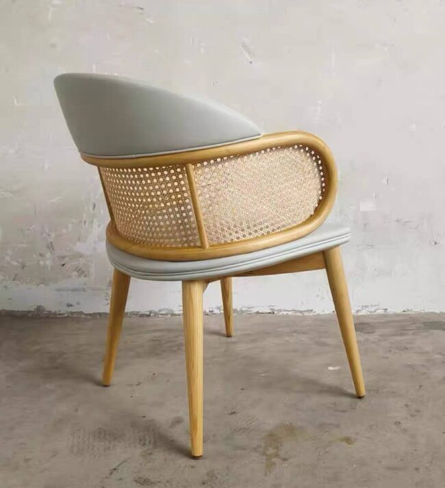 Fauteuil en canne tressée - Élégant et moderne | Dar Rotin darrotin.com