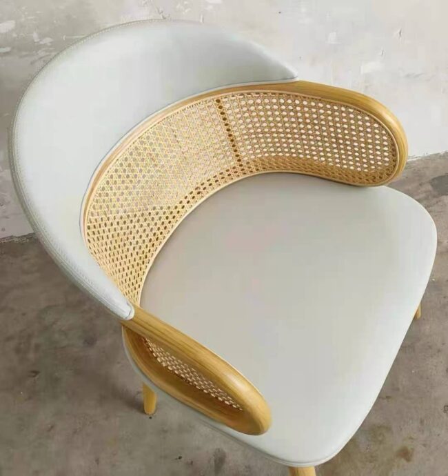 Fauteuil en canne tressée - Élégant et moderne | Dar Rotin darrotin.com