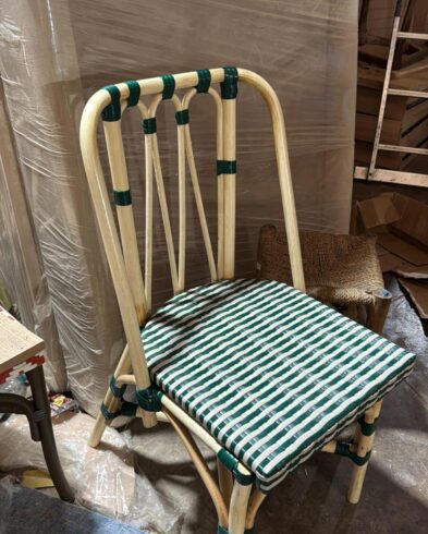 Chaise Bistro VENICE en Rotin et Résine | Mobilier Terrasse et Café Dar Rotin